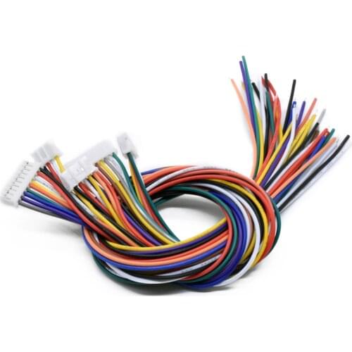 10Sets PH2.0 Mini Micro JST 2.0 PH Male Female Connector 2/3/4/5/6/7/8/9/10-Pin Plug With terminal Wires Cables 300MM 26AWG