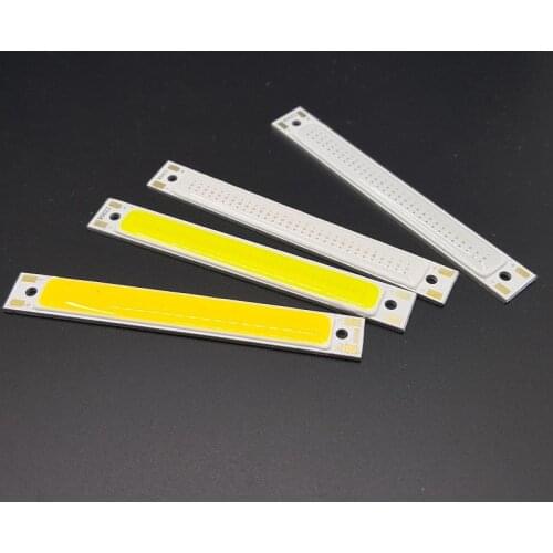 10pcs 3v 3w L60x8mm red light blue light cold white cob led module 70lm COB strip