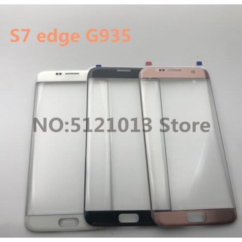 10pcs/lot Original new Touch panel glass For Samsung Galaxy s7 edge G935 G935F Front Outer Glass Lens Cover