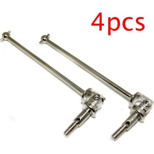 4PCS HSP 1/10 Scale RC Car Model Universal Shaft Transmission Shaft Dog Bone 108015 Spare Part Fit for 94111 94108