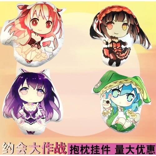 45CM Anime DATE A LIVE Yatogami Tohka Himekawa Yoshino Tokisaki Kurumi Model Pillow COS Gift