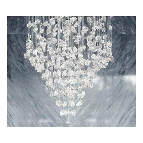 Black chandelier Buddha is Zen and black stone art new Chinese style complex classical Guofeng martial arts hall tai chi teahous