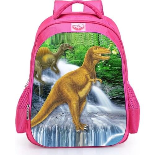 Cute Dinosaur Children School Bags Jurassic World Orthopedic Backpack Kids School For Boys Girls Mochila Infantil Catoon Bags