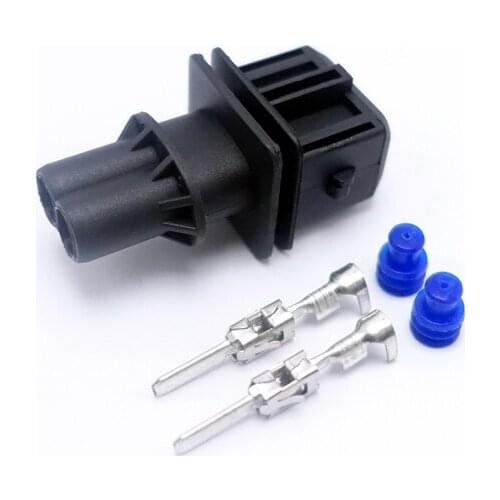 DIY Car Modification Nozzle Plug 2 Pins Way Female Auto Connector Plug