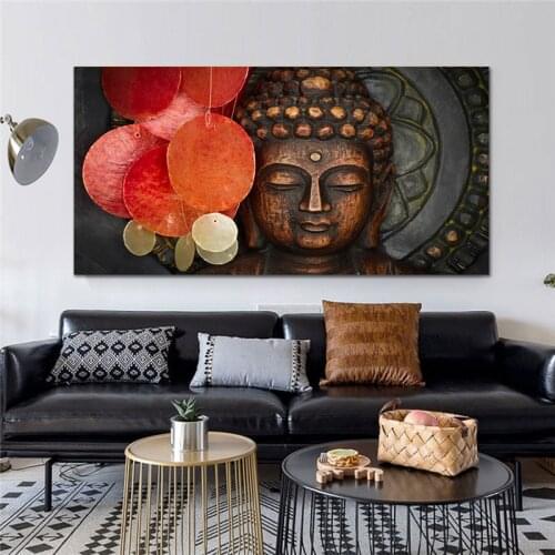 GOODECOR Buddha Canvas Paintings Home Wall Art Posters and Prints Wall Pictures Art for Living Room Home Wall Cuadros Decor