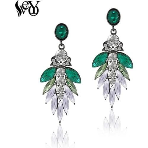 VEYO Classic Crystal Drop Earrings Fashion Jewlery For Women Luxury Earrings High Quality