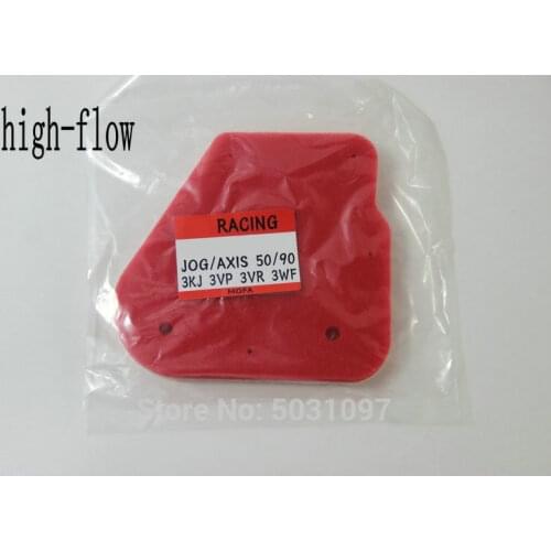 Free shipping motorcycle modifed accessories high flow air filter sponge For Yamaha scooter jog 50 AXIS 3KJ 3VP 3VR 3WF JOG90