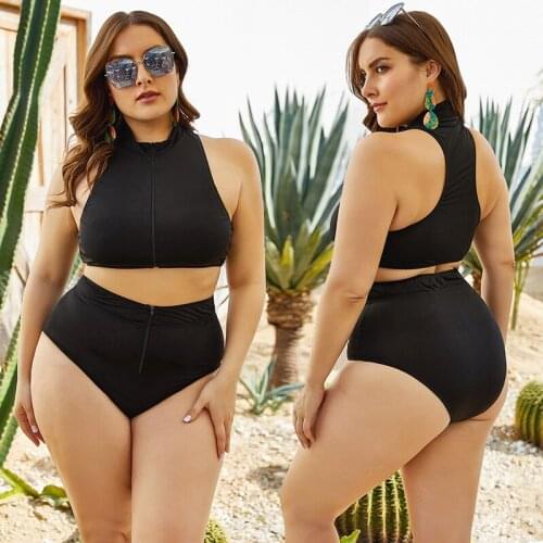 Solid Sexy Bikini 2021 Summer Swimsuit Women 2 Pieces High Waist Bikini Push Up Swimwear Tankini Swimsuits Bathing Suit Women