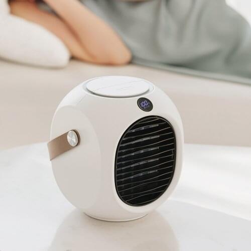 Cornmi Portable Rechargeable Large Capacity Water Tank 4000mAh Air Conditioner Fan With Silent Mist Cooling Device For Home
