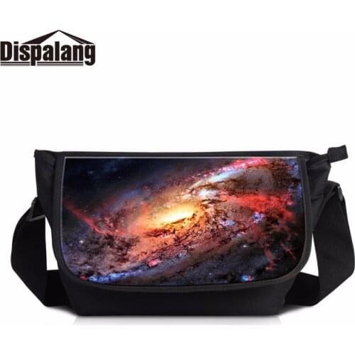 Dispalang hot messenger bags apply to design your own crossbody bags print sky pattern on side bags favorite gift