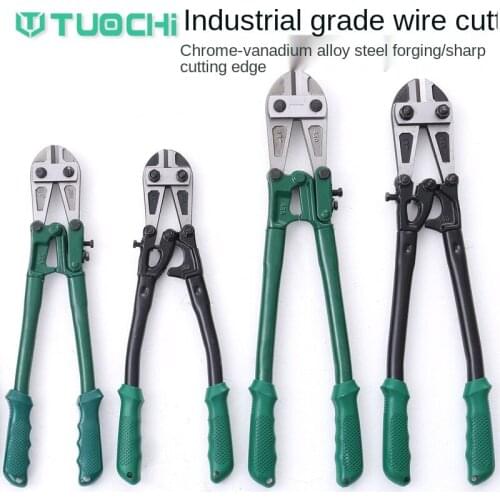12/14/18 Inch Bolt Cutter Heavy Duty Thicken Wire Cutting Pliers Cut Lock Chain Cr-V Steel Labor Saving Cutters Hand Tools