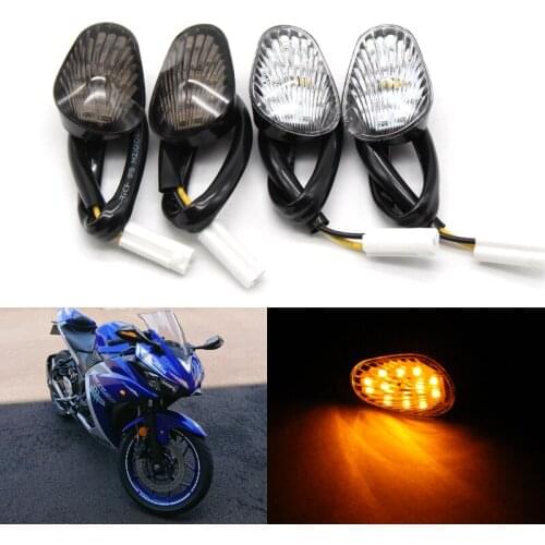 LED Turn Signal Light Indicator Lamp Flush Mount For Yamaha YZFR1 YZFR6 YZFR6S YZF R1 R6 R6S Motorcycle accessories