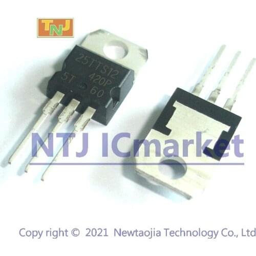 10 PCS 25TTS12 TO-220 Thyristor High Voltage, Phase Control SCR Transistor