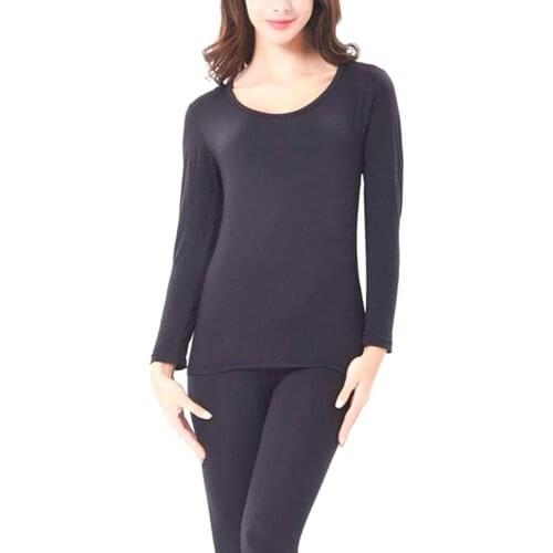 Vetement femme Fashion Women Suit Autumn Winter Warm Blouse Top Long Pants Thermal Underwear Casual Set Outfit Женский костюм