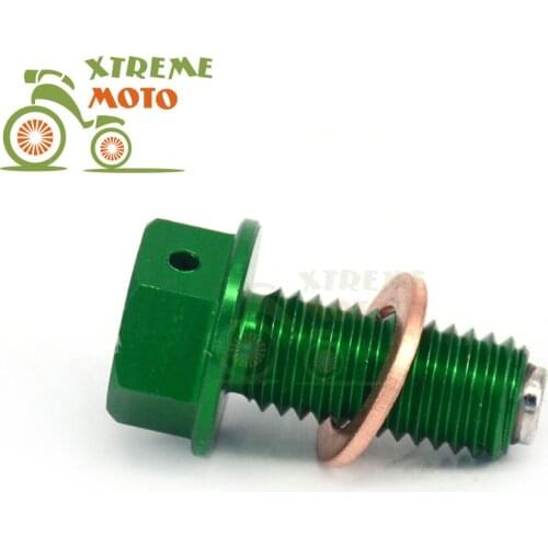 Motorcycle Oil Drain Plug Bolt Screw for KAWASAKI KX450F 2006-2015 06 07 08 09 10 11 12 13 14 15 KLX450R 2008-2013