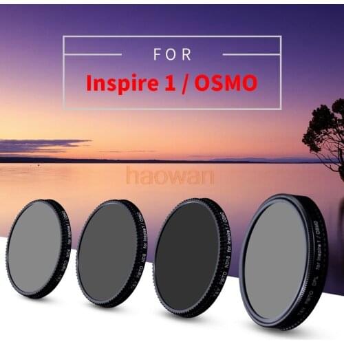 Wtianya cpl+nd4+nd8+nd16 Neutral Density nd Lens Filter kit Protector for DJI inspire 1/osmo camera
