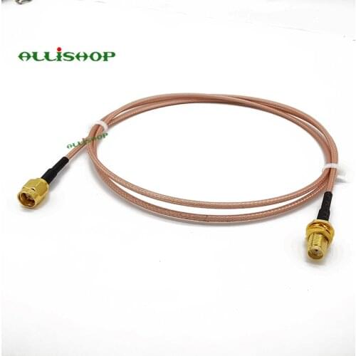 2Pcs SMA Connector Extension cable SMA Male to SMA Female F M Pulg to Jack wifi jumper with RG316 cable 10CM 15CM 30CM 50CM