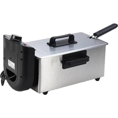 2000 Watt Stainless Steel Triple Basket Electric Deep Fryer
