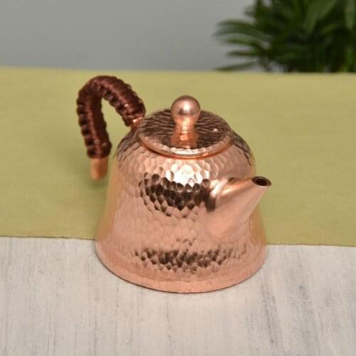 200cc pure copper thick copper teapot small teaware japanese teapot metal teapot small teapot tea kettle