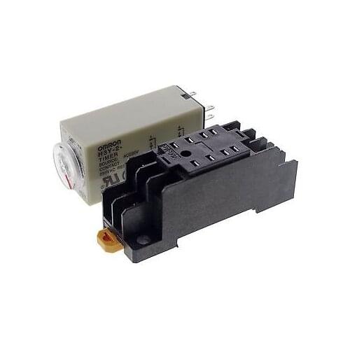 220VAC H3Y-2 Power On Time Delay Relay Solid-State Timer Max 30Sec DPDT Socket