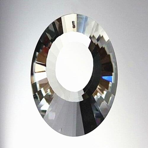 Top Quality 360pcs 38*22mm Earing Shape Arrival Clear Crystal Prisms (Free Ring)for Led lighting Part Crystal Curtain Pendants