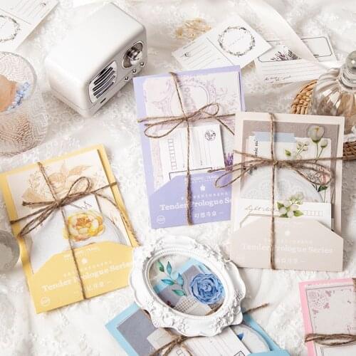 40 pcs Tender Prologue series Stickers Decorative Stationery Scrapbooking Diary Album Lable Retro Material Papers Card Planner