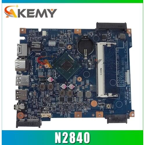 Akemy Laptop motherboard For ACER Aspire ES1-512 Celeron N2840 Mainboard NBMRW1100 14222-1 SR1YJ DDR3