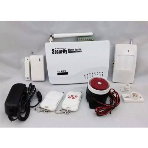 GSM /SMS 433Mhz Wireless Burglar Alarm System