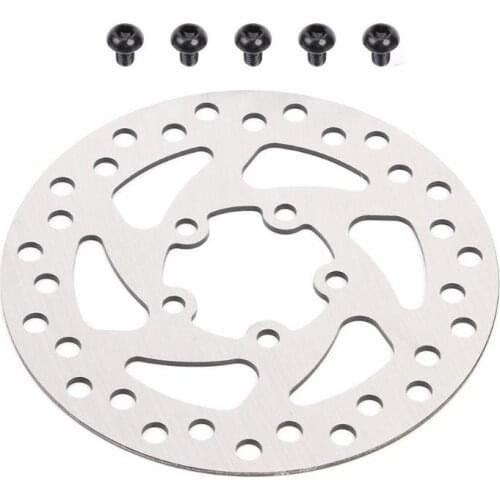 120mm Silver Steel Brake Disc for Xiaomi M365 PRO Electric Scooter with 5pcs Screws