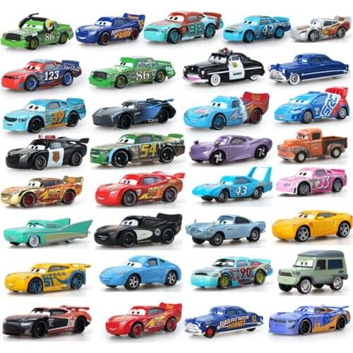 Disney Pixar cars 2 3 Lightning McQueen Matt Jackson Storm Ramirez 1:55 Alloy Pixar Car Metal Die Casting Car Kid Boy Toy Gift