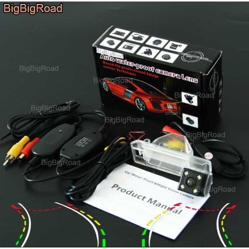 BigBigRoad Car Intelligent Dynamic Track Rear View Camera Night Vision For Mitsubishi ASX 2011 2012 2013/ RVR Cheetah CS6