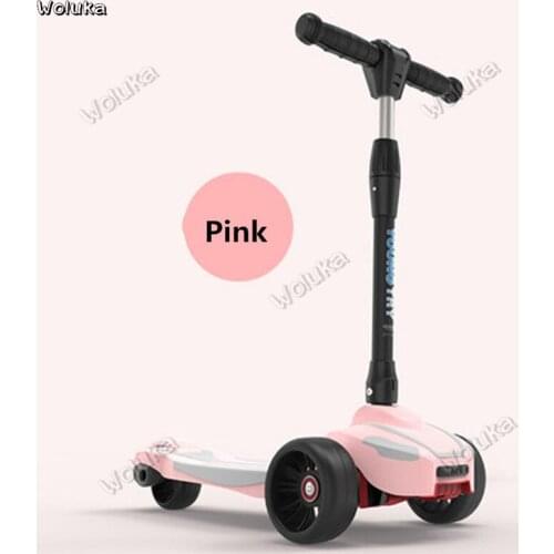 Illuminated wheel childrens scooter 1-3-6 years old baby pedal 12 years old child one foot slipper 2 wide wheel CD50 Q03