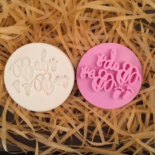 Dear baby boy baby girl beautiful cookie seal cookie mold baking cake tool
