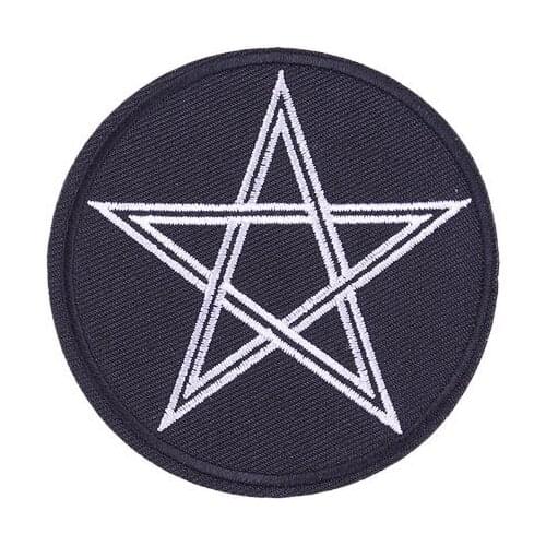 Round Pacth Hippie Embroidered Patches For Clothes Punk Rock Patches On Clothes Biker Sticker Iron On Patch Badge On Jacket