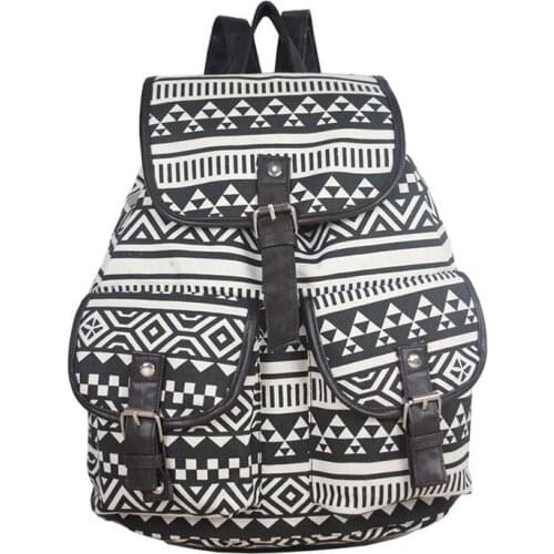 Hot Selling Women Retro Hobo School Bag Satchel Bookbags Backpack Canvas Travel Rucksack New