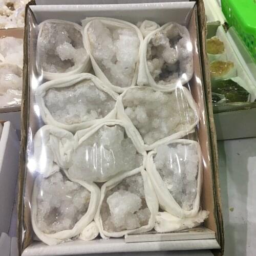 550-600g natural minerals rough agate geodes crystal cluster for gifts