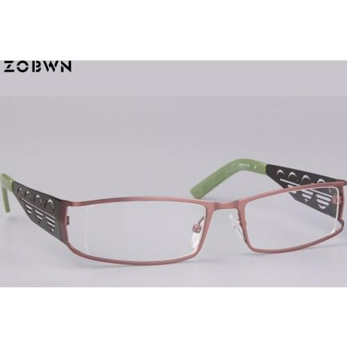 Wholesale Glasses Frames fake full can be put Anti Blue computer lens Men Women Unisex Optical Print Glasses myopia reading gafa