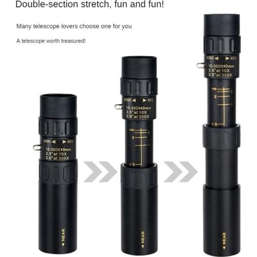 PF-003 Outdoor Portable High Definition High Magnification Monoculars Retractable Waterproof Telescope Hunting Tool