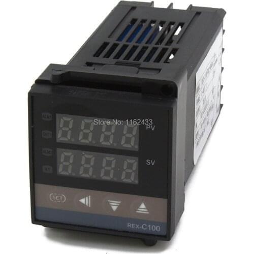 REX-C100 relay output K input digital PID temperature controller