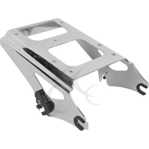 Motorcycle Detachable Two Up Mounting Luggage Rack For Harley Touring Tour Pack 2009-13