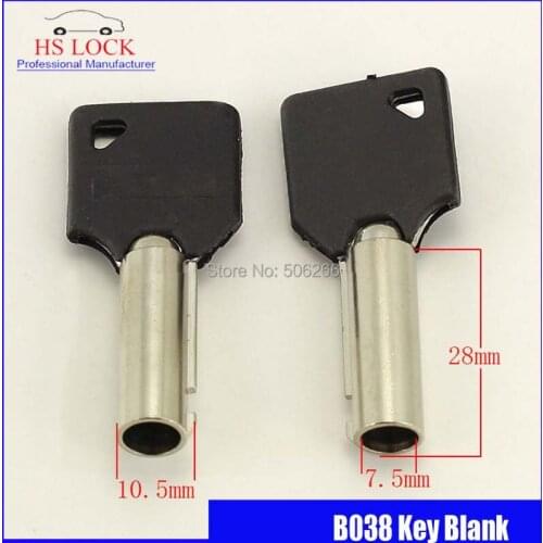 Extra long plum flower key blank civil locksmith tools key blank Vertical key cutting machine keys embryo B038