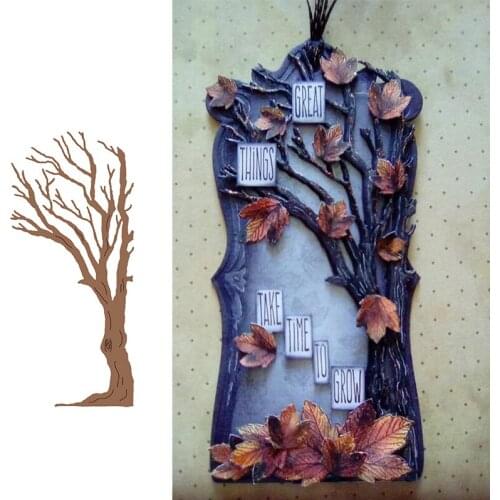 Bare Tree Metal Cutting Dies Stencil For Scrapbooking Album Photo Paper Cards Crafts Handmade New 2019 Die Cut Embossing