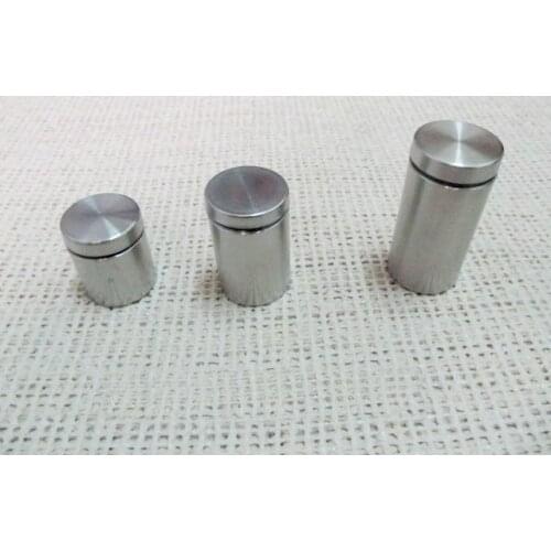 10Pcs Stainless steel the ads glass nail support screws(Sizes:19mm*30mm)