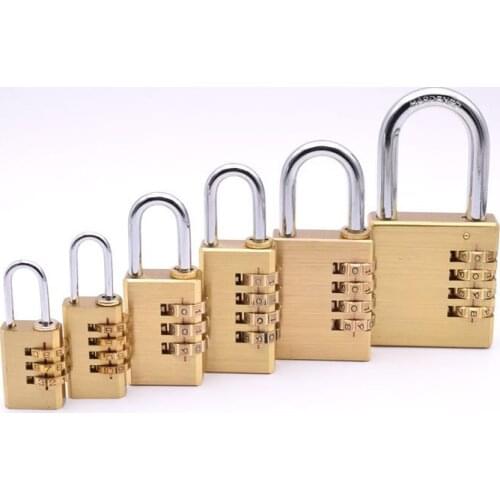 Password padlock waterproof antirust luggage locker lock bag bag gym home small mini locks