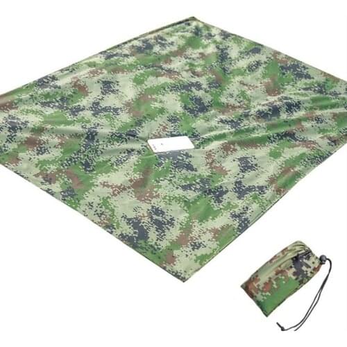 1.45*1m Waterproof Pocket Beach Blanket Folding Camping Mat Mattress Portable Lightweight Mat Outdoor Picnic Mat Sand Beach Mat