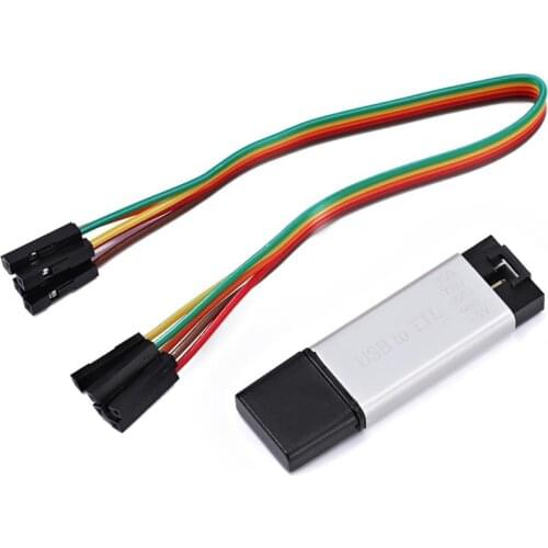 1PCS Aluminum shell CP2102 USB 2.0 to TTL UART Module 6Pin Serial Converter STC Replace FT232 Module support 5v/3.3v for arduino