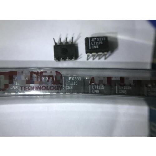 2PCS LT1115 LT1115-CN8 LT1115CN8 DIP-8 new original Lowest noise audio operation voltage noise: 1.2nv / √ Hz (maximum at 1kHz)