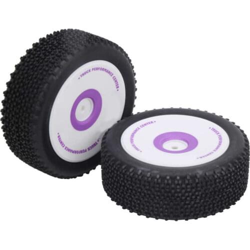 2Pcs RC Model 124019-1827 73mm Rear Wheel Rim Tire Tyre for WLtoys 124019 1/12 RC Car Buggy Off-road Crawler Truck