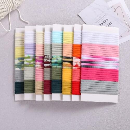 30Pcs/Set Printed Baby Headband Elastic Hair Bands For Children Baby Girls Hair Ties Nylon Headbands Turban Hair Accessories Set