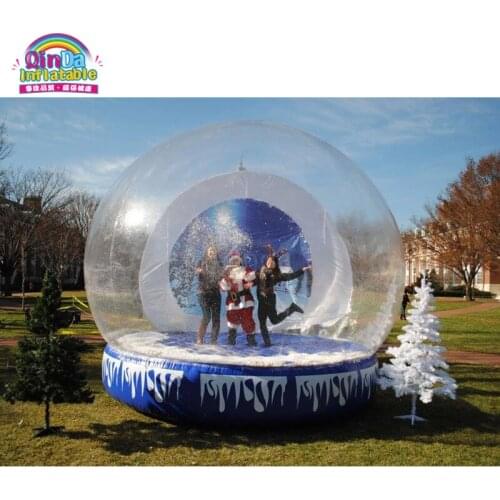 4m Inflatable Christmas Bubble Snowball People Inside Inflatable Snow Globes Blow Up Ball